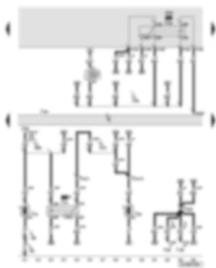 Wiring Diagram  AUDI Q7 2010 - Engine control unit - continued coolant circulation relay - circulation pump relay