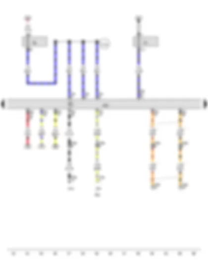 Wiring Diagram  AUDI Q7 2012 - Engine control unit