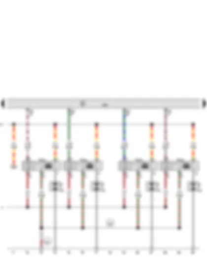 Wiring Diagram  AUDI Q7 2012 - Engine control unit