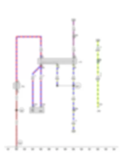 Wiring Diagram  AUDI Q7 2012 - Continued coolant circulation relay - Coolant circulation pump