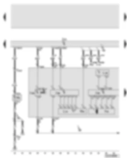 Wiring Diagram  AUDI Q7 2011 - Onboard supply control unit - left headlight