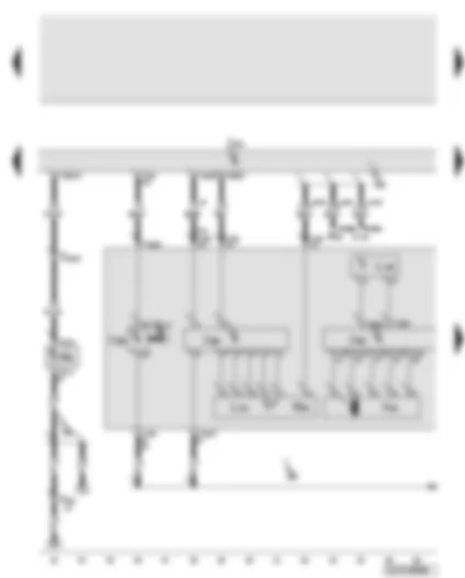 Wiring Diagram  AUDI Q7 2010 - Onboard supply control unit - left headlight