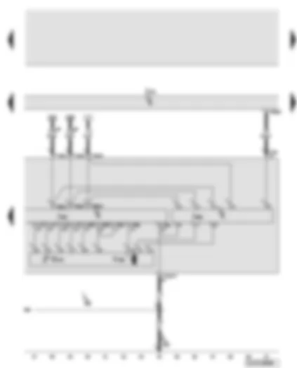 Wiring Diagram  AUDI Q7 2012 - Onboard supply control unit - left headlight