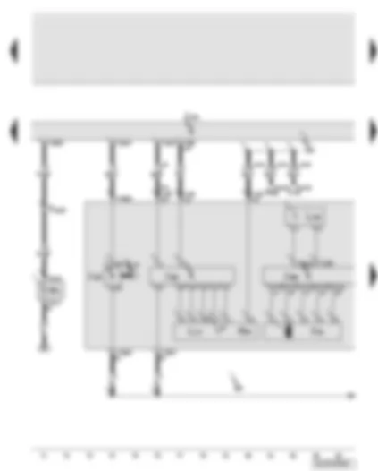 Wiring Diagram  AUDI Q7 2012 - Onboard supply control unit - right headlight