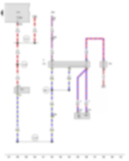 Wiring Diagram  AUDI Q7 2010 - Continued coolant circulation relay - Coolant circulation pump