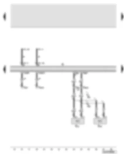 Wiring Diagram  AUDI Q7 2011 - Radio - front left treble loudspeaker - front left bass loudspeaker