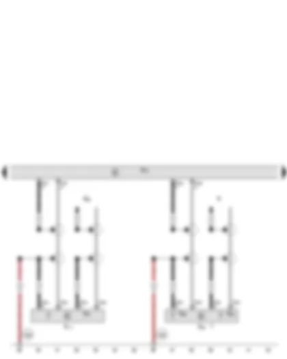 Wiring Diagram  AUDI Q7 2011 - TV tuner - Aerial amplifier 2