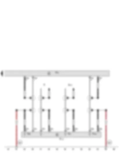 Wiring Diagram  AUDI Q7 2011 - TV tuner - Aerial amplifier 3