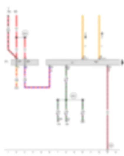 Wiring Diagram  AUDI Q7 2014 - Digital sound package control unit