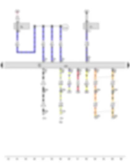 Wiring Diagram  AUDI Q7 2012 - Engine control unit