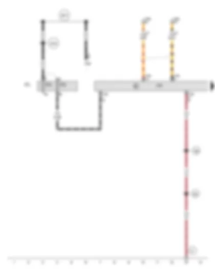 Wiring Diagram  AUDI Q7 2014 - Parking aid control unit - Fuse carrier 2