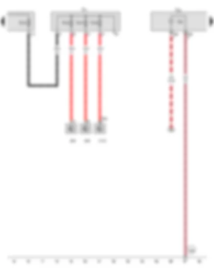 Wiring Diagram  AUDI Q7 2017 - Suppression filter - Terminal 30 wiring junction