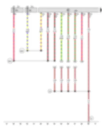 Wiring Diagram  AUDI Q7 2016 - Seat heating control unit