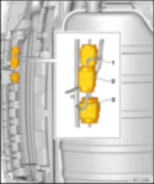 AUDI Q7 2014 Rear bumper coupling point