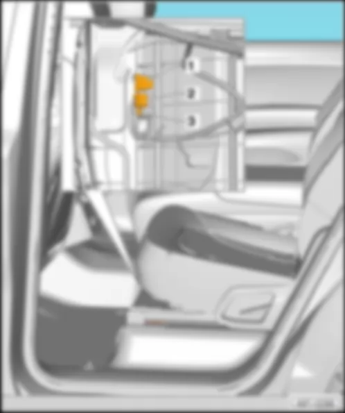 AUDI Q7 2014 Coupling station under left rear seat