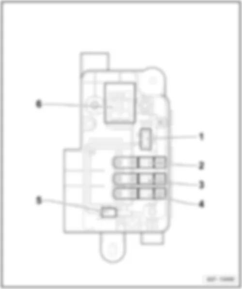AUDI R8 SPYDER 2013 Fuses (SD) on main fuse box