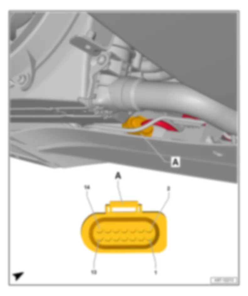 AUDI R8 SPYDER 2014 Front bumper coupling point