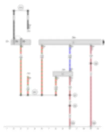 Wiring Diagram  AUDI R8 2008 - Garage door operating unit - Garage door operation control unit