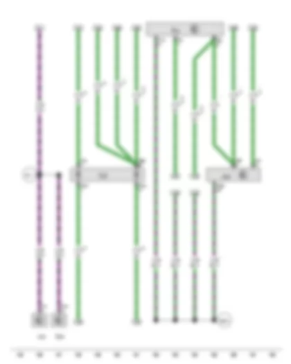 Wiring Diagram  AUDI R8 2017 - Digital sound package control unit - TV tuner - Connection 1 (diagnosis) - in main wiring harness - Connection 6 (LIN bus) in main wiring harness