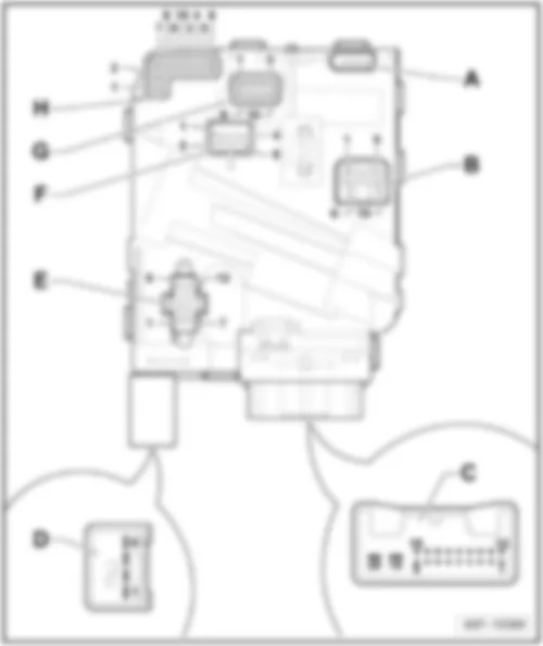 AUDI R8 2015 Steering column electronics control unit J527