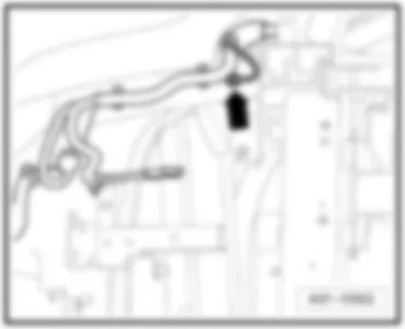 AUDI R8 2015 Overview of earth points in rear part of vehicle