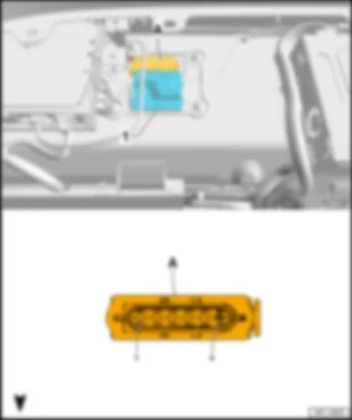 AUDI R8 2017 Fitting location,  fuel pump control unit J538