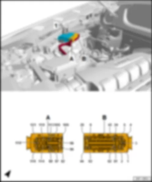 AUDI R8 2017 Fitting location,  automatic gearbox control unit 2 J1006