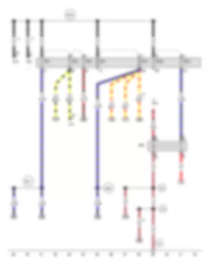 Wiring Diagram  AUDI TT 2009 - Terminal 50 voltage supply relay