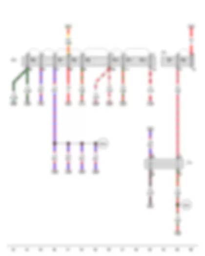 Wiring Diagram  AUDI TT 2008 - Engine component current supply relay