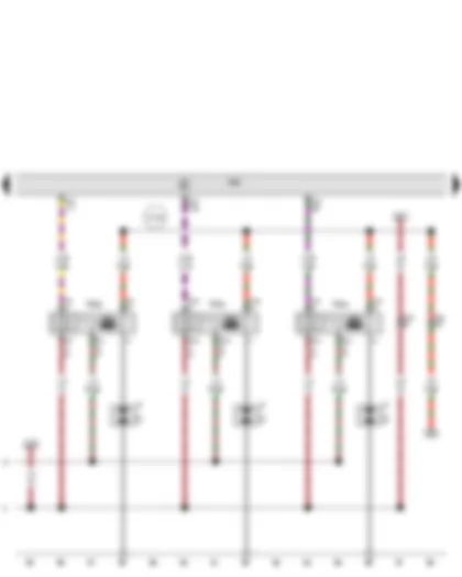 Wiring Diagram  AUDI TT 2011 - Engine control unit - Ignition coil 4 with output stage