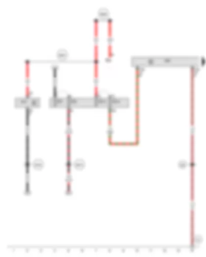 Wiring Diagram  AUDI TT 2009 - Climatronic control unit
