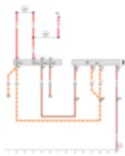 Wiring Diagram  AUDI TT 2009 - Driver door control unit