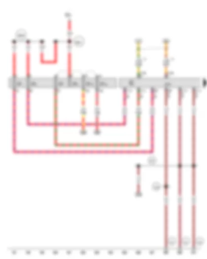 Wiring Diagram  AUDI TT 2008 - Onboard supply control unit