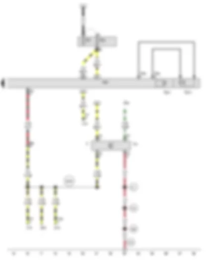 Wiring Diagram  AUDI TT 2007 - Brake light switch - Brake pedal switch - Oil pressure and oil temperature sender - All-wheel drive control unit - Coupling opening control valve