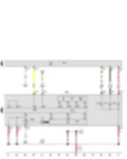 Wiring Diagram  AUDI TT 2007 - Onboard supply control unit - Output module for right headlight - Front right headlight