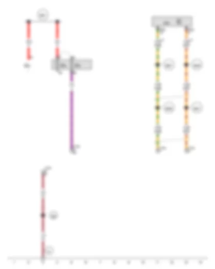 Wiring Diagram  AUDI TT 2009 - Fuse 2 on fuse holder D - 12-pin connector