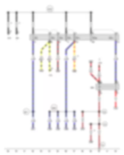 Wiring Diagram  AUDI TT 2011 - Terminal 50 voltage supply relay