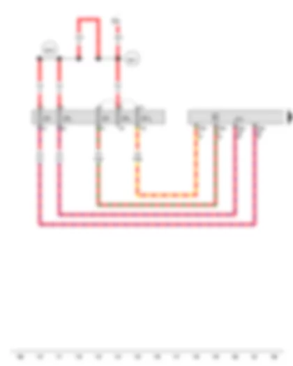 Wiring Diagram  AUDI TT 2013 - Onboard supply control unit