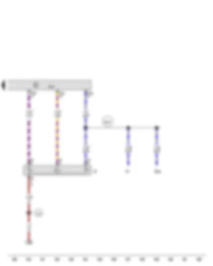 Wiring Diagram  AUDI TT 2011 - Light switch - Onboard supply control unit