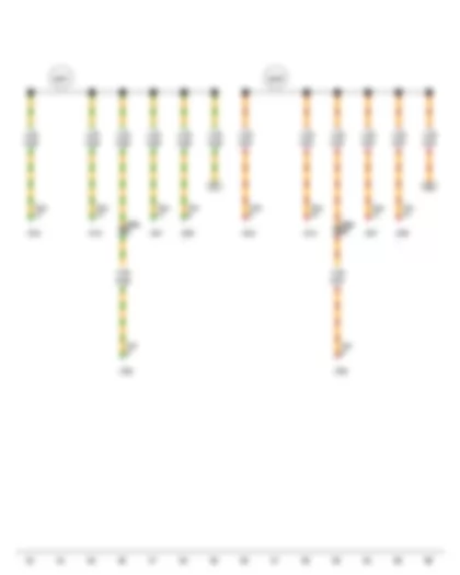 Wiring Diagram  AUDI TT 2014 - Connection 1 (convenience CAN bus - high) - in main wiring harness - Connection 1 (convenience CAN bus - low) - in main wiring harness