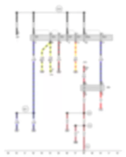 Wiring Diagram  AUDI TT 2012 - Terminal 50 voltage supply relay