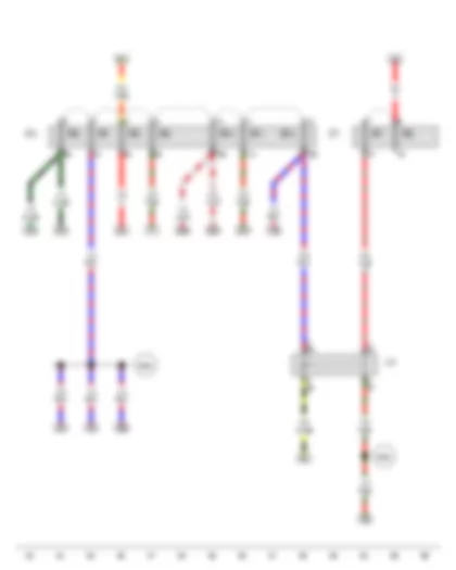 Wiring Diagram  AUDI TT 2012 - Engine component current supply relay