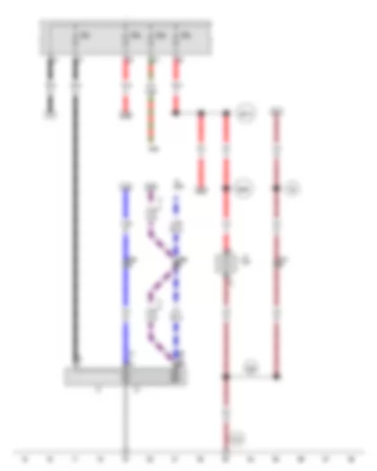 Wiring Diagram  AUDI TT 2012 - Alternator - Suppression filter