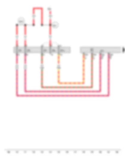 Wiring Diagram  AUDI TT 2014 - Onboard supply control unit