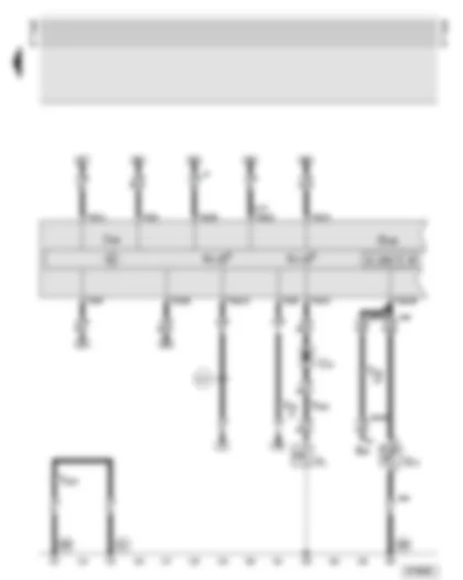 Wiring Diagram  AUDI TT 1999 - Dash panel insert - oil pressure switch - ambient temperature sensor