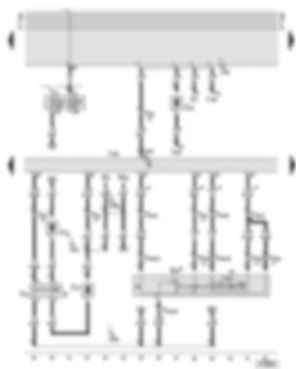 Wiring Diagram  AUDI TT 2006 - Motronic control unit - cruise control system switch - brake light switch