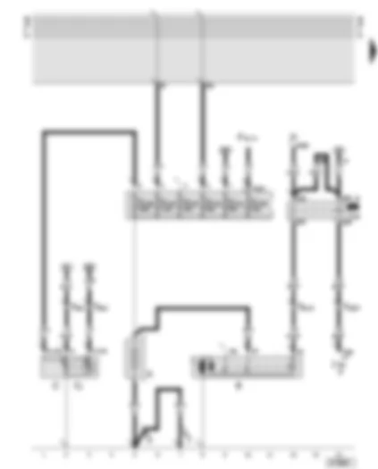 Wiring Diagram  AUDI TT 2005 - Battery - starter - alternator - main fuse box/battery - starter inhibitor relay