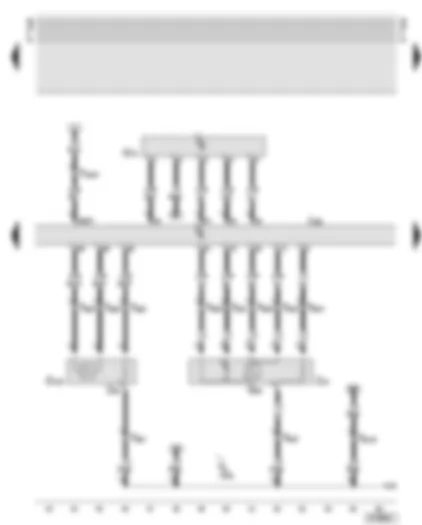 Wiring Diagram  AUDI TT 2006 - Motronic control unit - air mass meter - lambda probes