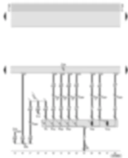 Wiring Diagram  AUDI TT 1999 - Central locking control unit - lock cylinder switch driver