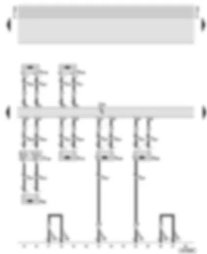 Wiring Diagram  AUDI TT 2001 - Airbag - side airbags and belt tensioners for driver and front passenger